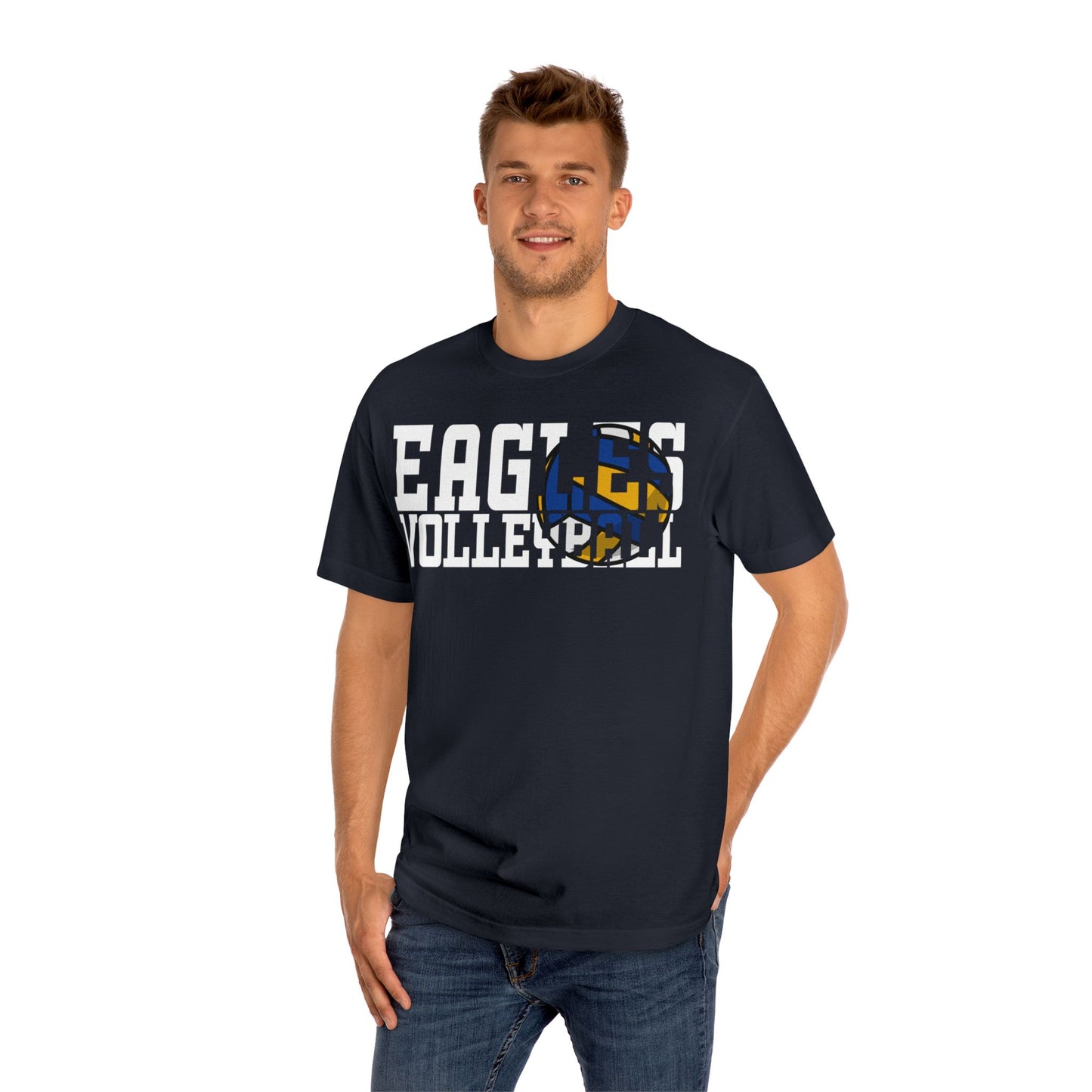 Volleyball Cutout - American Apparel Unisex Classic Tee