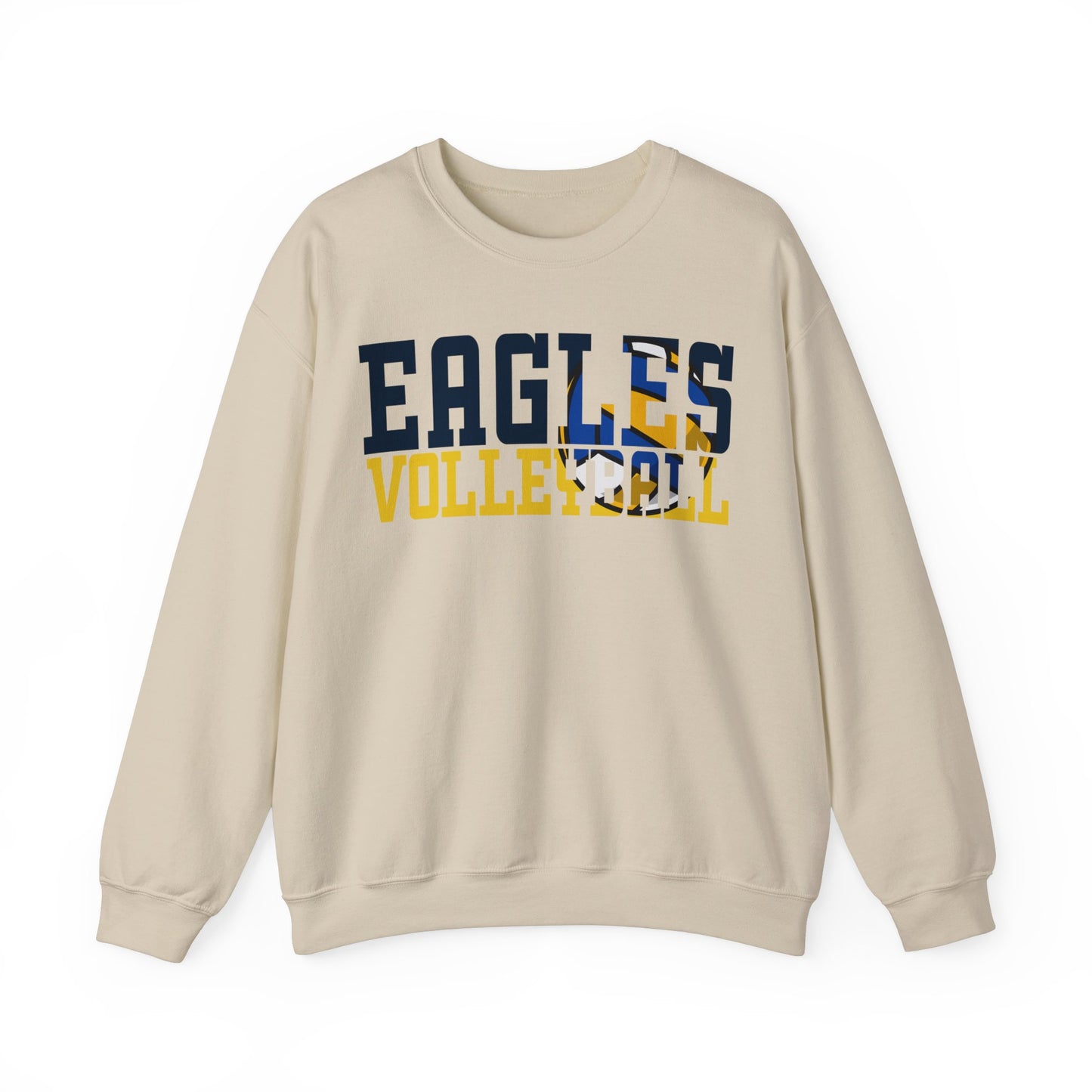 Volleyball Cutout - Gildan Unisex Heavy Blend™ Crewneck Sweatshirt