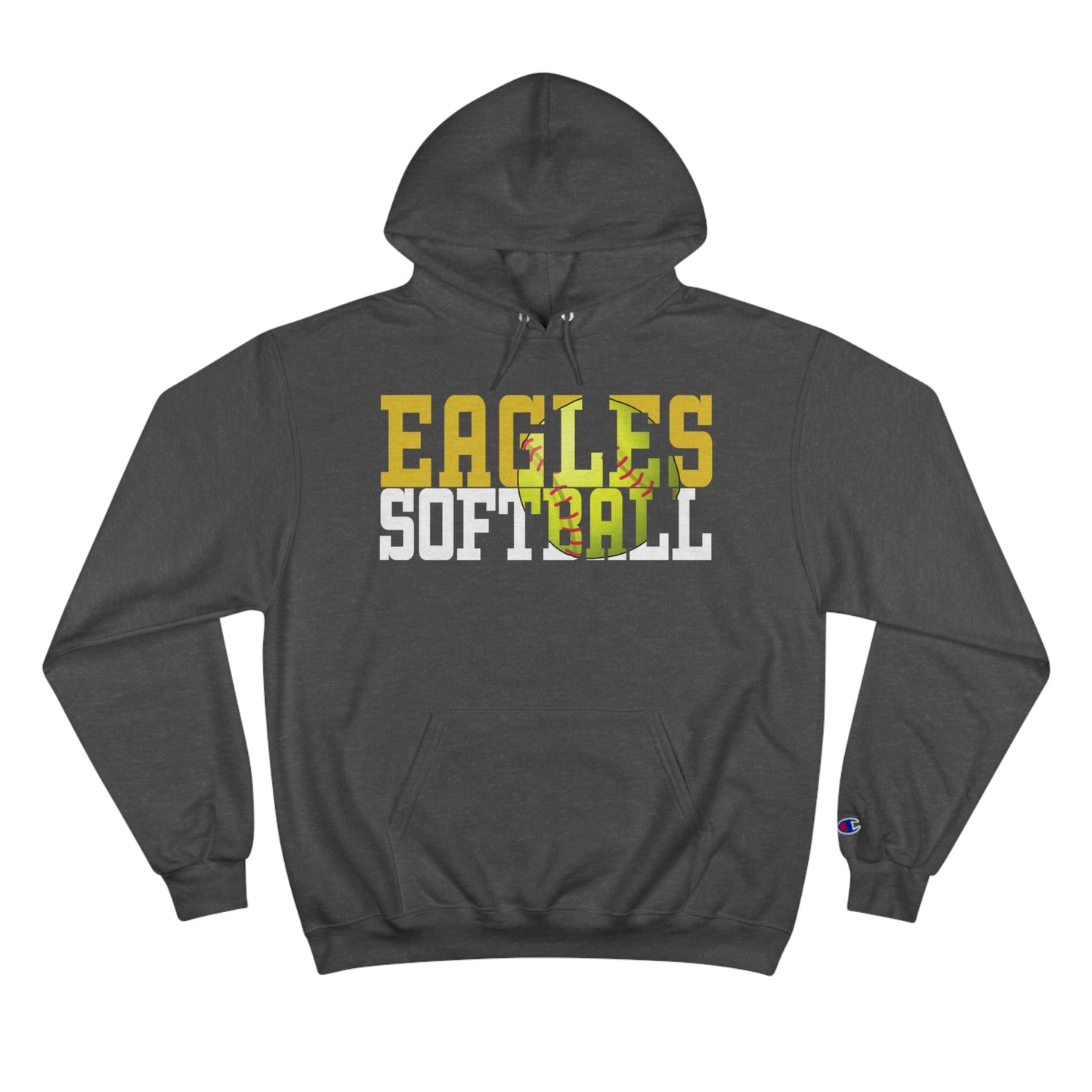 Softball Cutout - Champion Hoodie