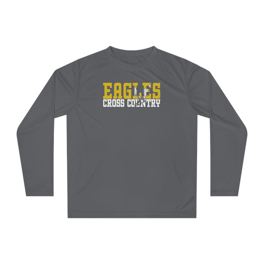 Cross Country Cutout - Team 365 Unisex Performance Long Sleeve Shirt