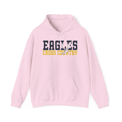 Cross Country Cutout - Gildan Unisex Heavy Blend™ Hooded Sweatshirt