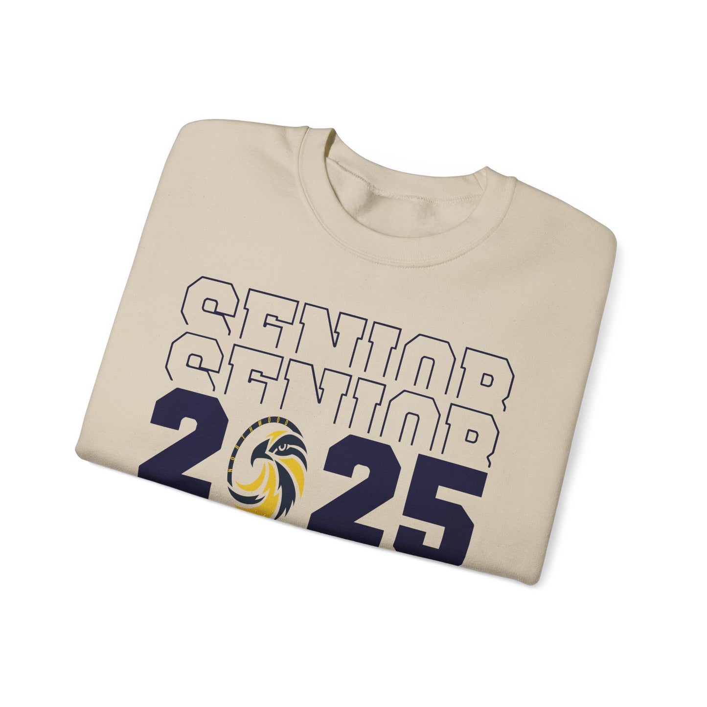 Senior Stacked c/o 2025 - Gildan Unisex Heavy Blend™ Crewneck Sweatshirt