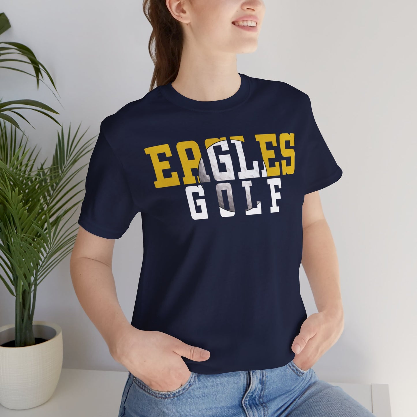 Golf Cutout - Bella+Canva Unisex Jersey Short Sleeve Tee