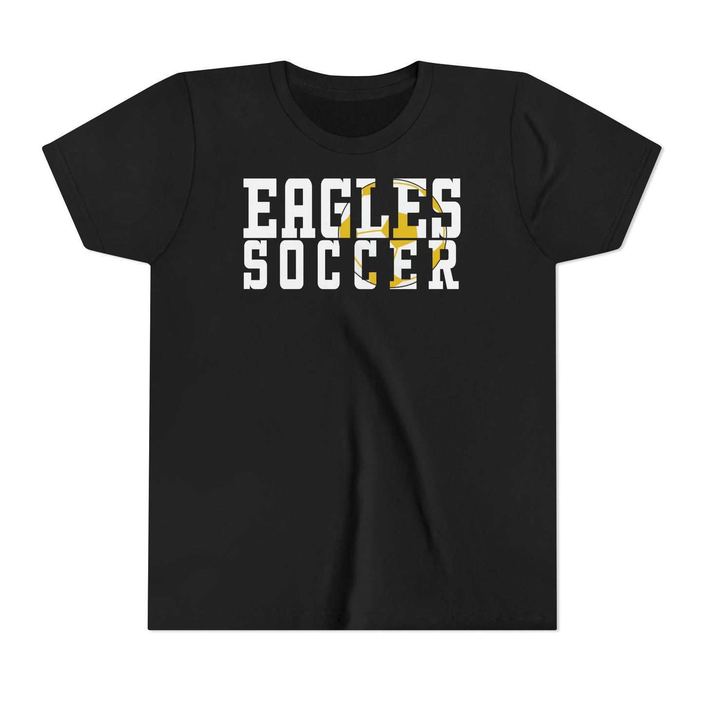 Soccer Cutout - Bella+Canva Youth Short Sleeve Tee