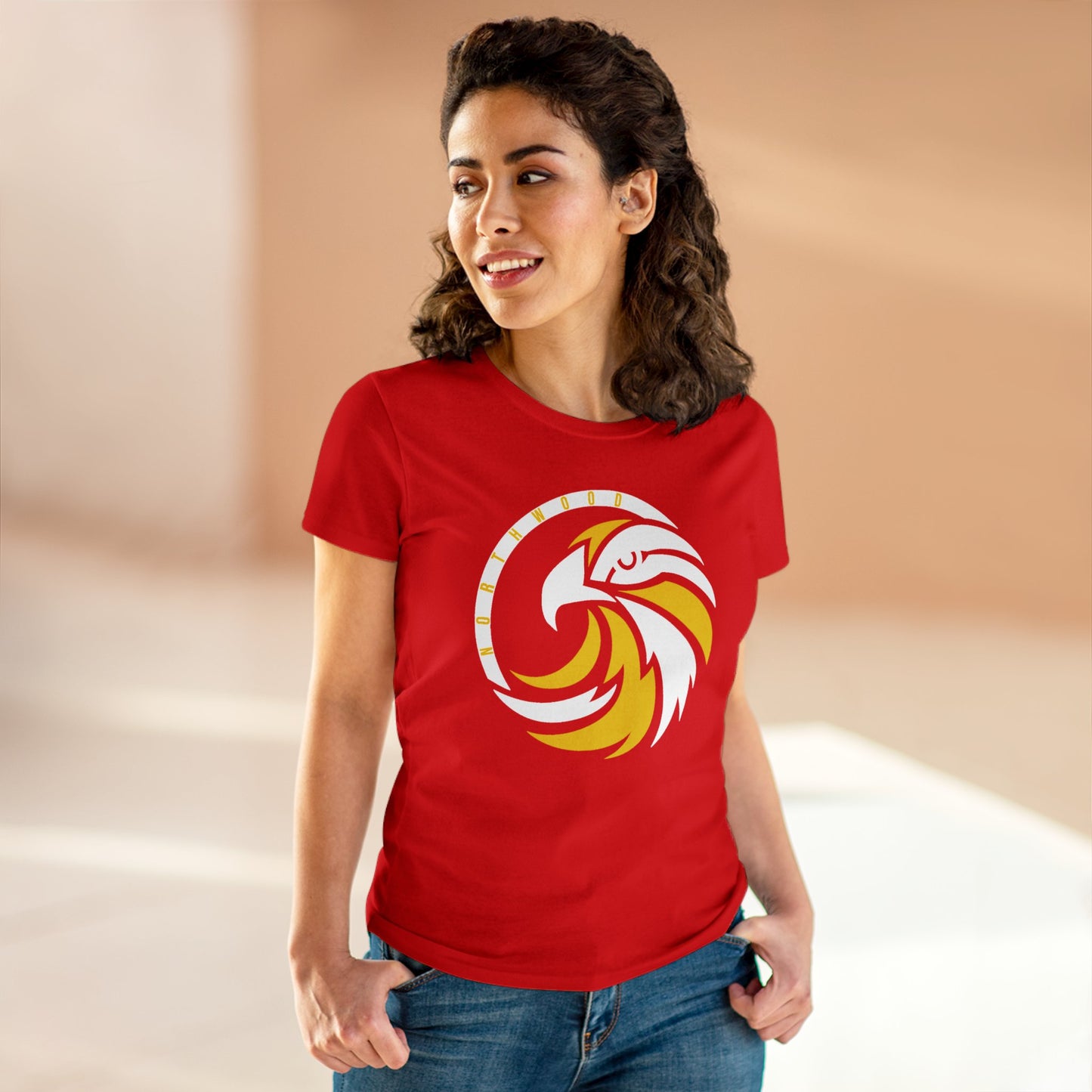 Original Logo - Gildan Women's Midweight Cotton Tee