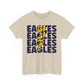 Lightning Bolt Eagles -  Gildan Unisex Heavy Cotton Tee