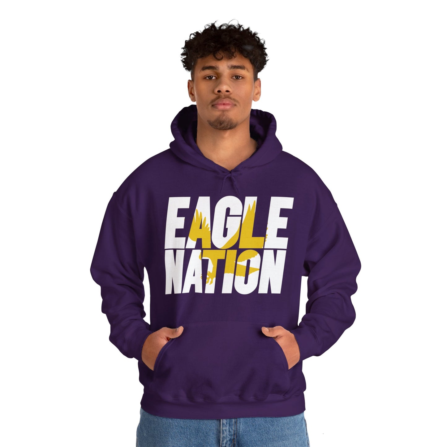 Eagle Nation - Gildan Unisex Heavy Blend™ Hooded Sweatshirt