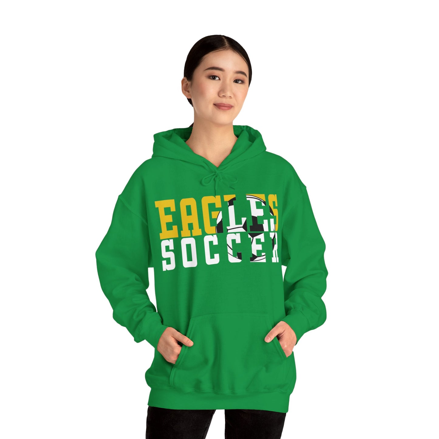 Soccer Cutout - Gildan Unisex Heavy Blend™ Hooded Sweatshirt