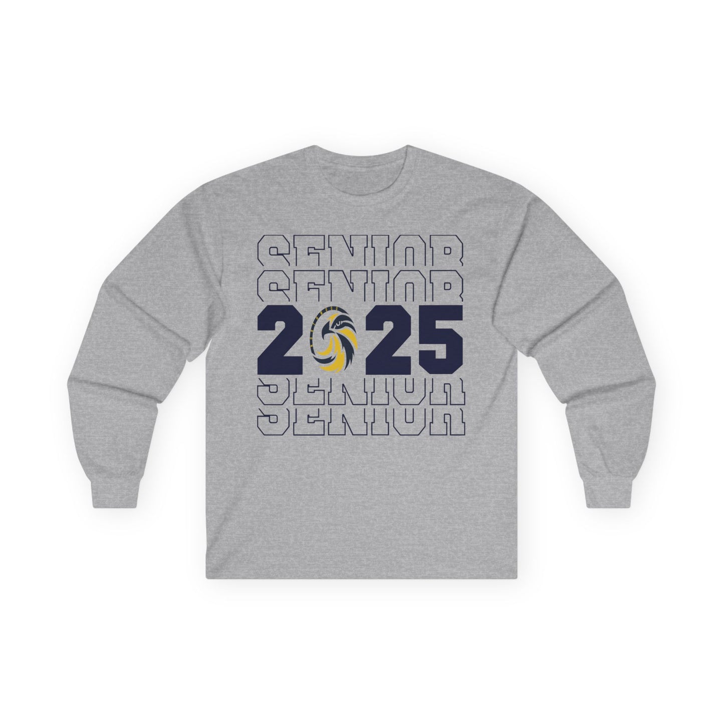 Senior Stacked c/o 2025 - Gildan Unisex Ultra Cotton Long Sleeve Tee