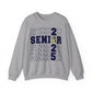 Seniors Cross Stacked c/o 2025 - Gildan Unisex Heavy Blend™ Crewneck Sweatshirt