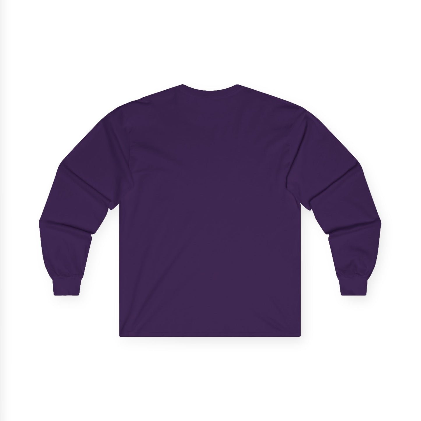 Baseball Cutout - Gildan Ultra Cotton Long Sleeve Tee