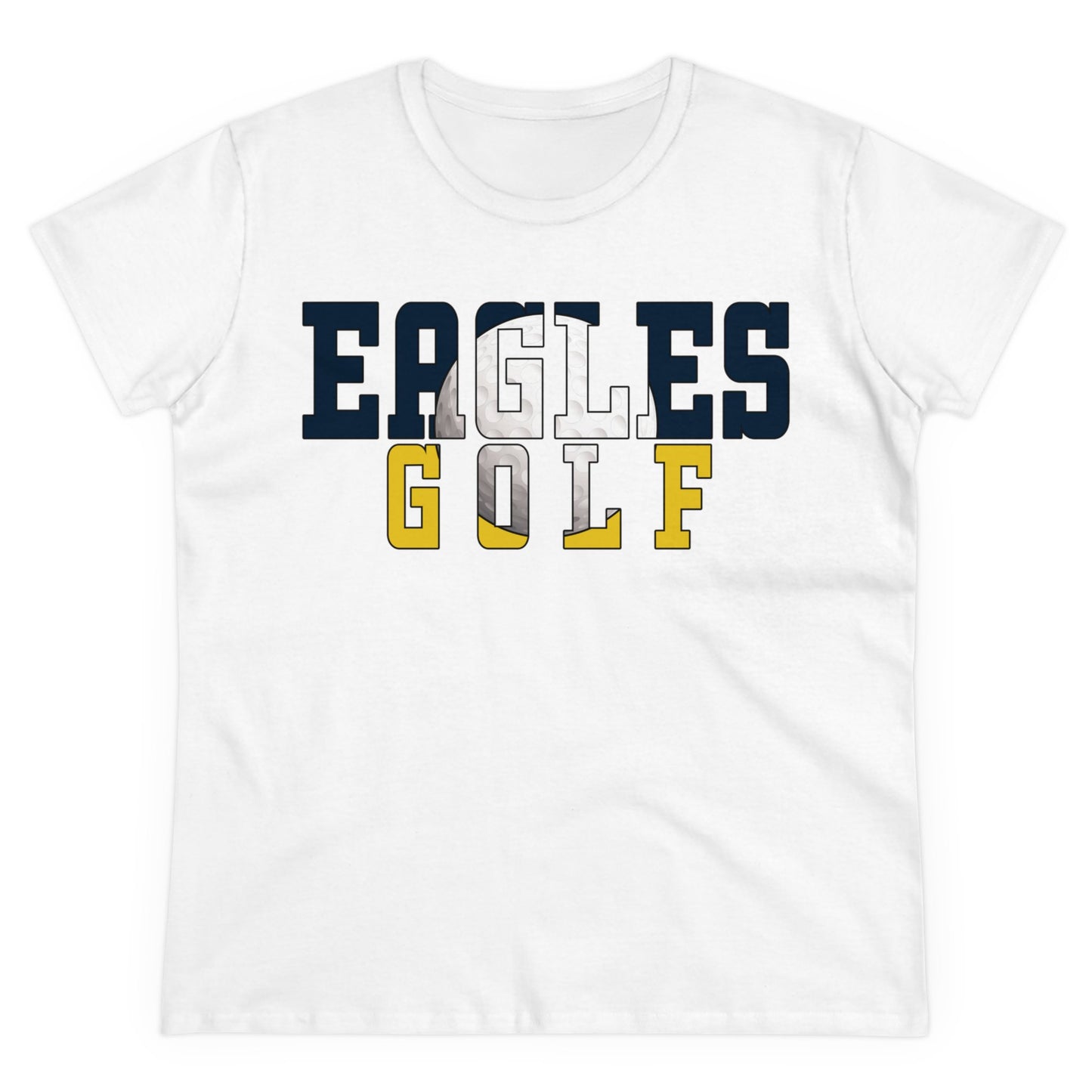 Golf Cutout - Gildan Women's Midweight Cotton Tee