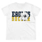 Soccer Cutout - Gildan Women's Midweight Cotton Tee