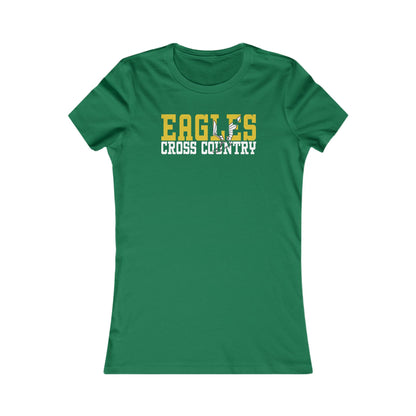 Cross Country Cutout - Bella+Canva Women's Favorite Tee