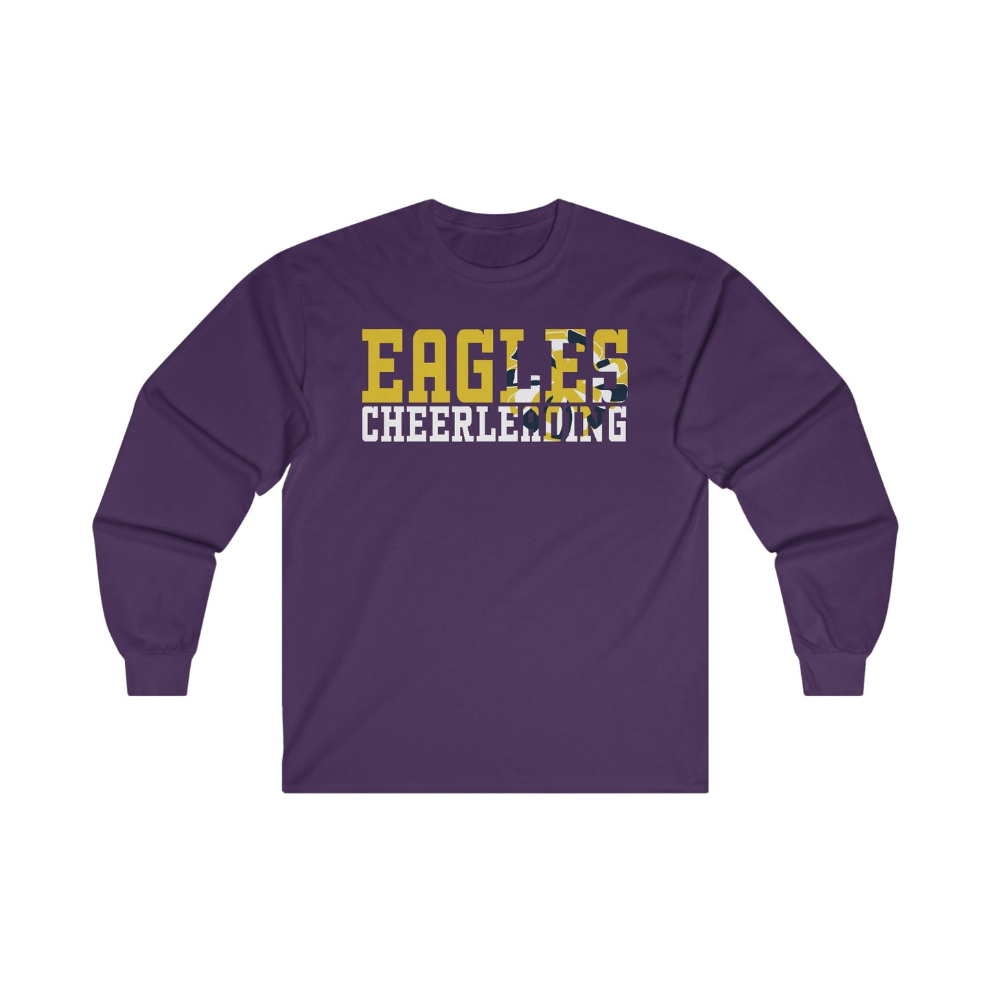 Cheerleading Cutout - Gildan Ultra Cotton Long Sleeve Tee