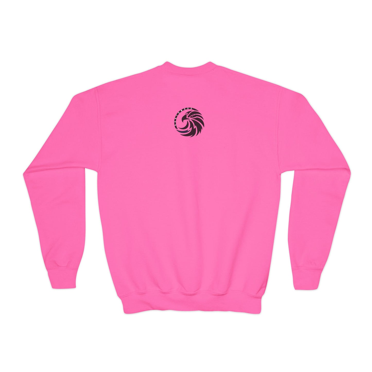 Lightning Bolt Eagle - Gildan Youth Crewneck Sweatshirt