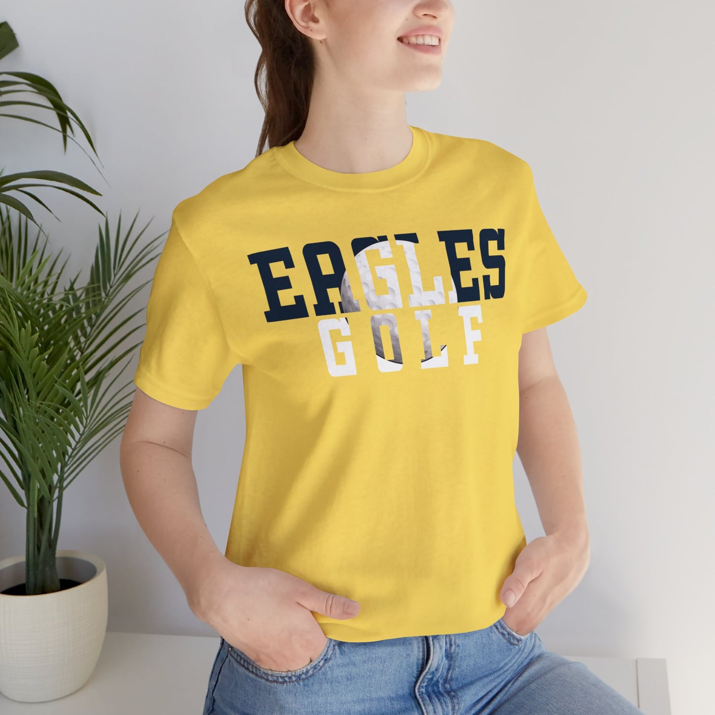 Golf Cutout - Bella+Canva Unisex Jersey Short Sleeve Tee