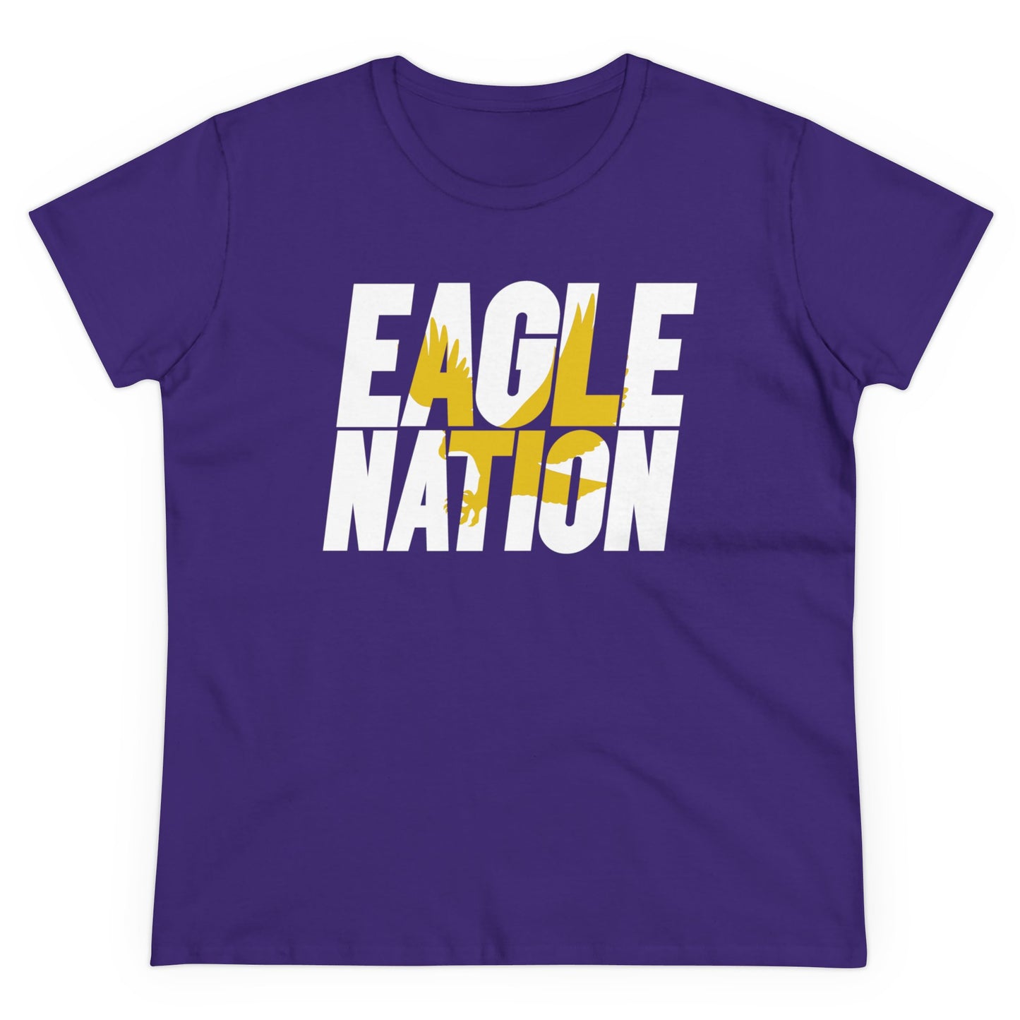 Eagle Nation - Gildan Women's Midweight Cotton Tee