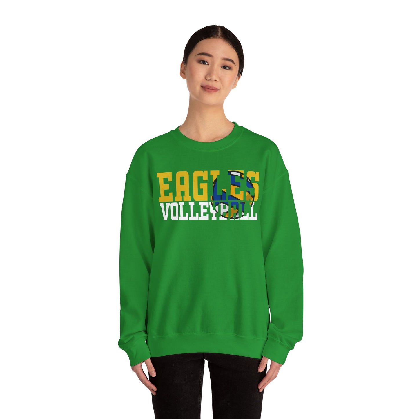 Volleyball Cutout - Gildan Unisex Heavy Blend™ Crewneck Sweatshirt