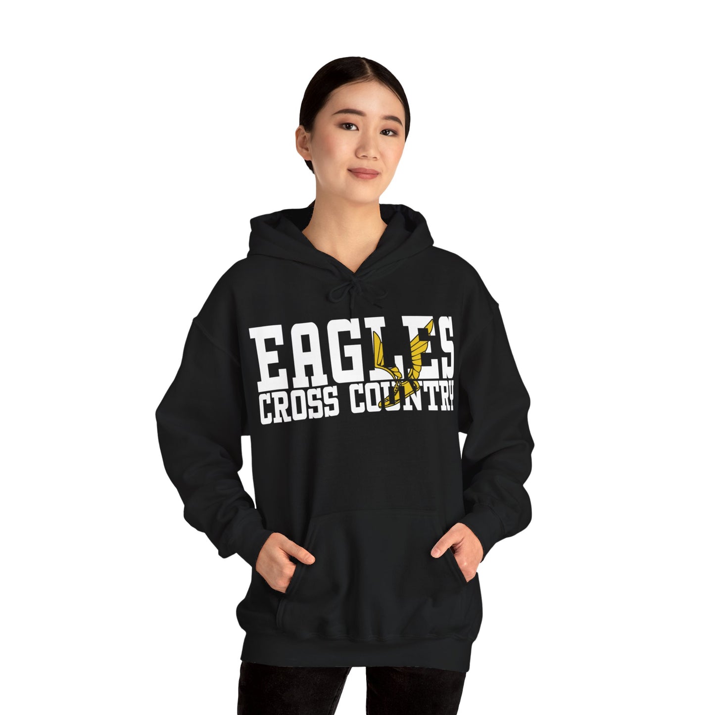 Cross Country Cutout - Gildan Unisex Heavy Blend™ Hooded Sweatshirt