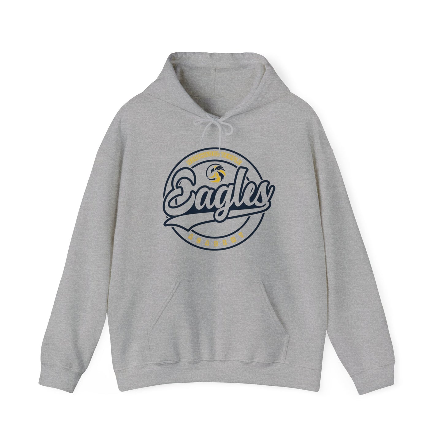 Eagles Circle Stamp - Gildan Unisex Heavy Blend™ Hooded Sweatshirt