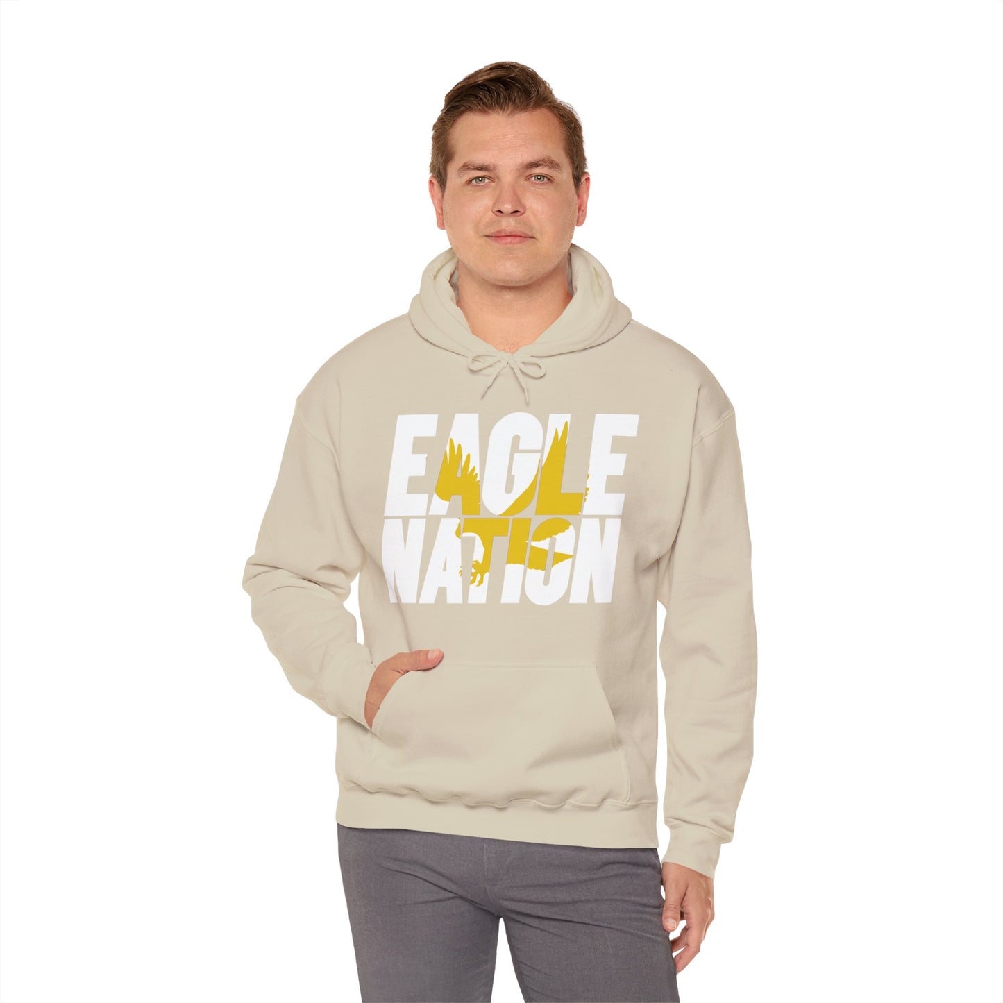 Eagle Nation - Gildan Unisex Heavy Blend™ Hooded Sweatshirt