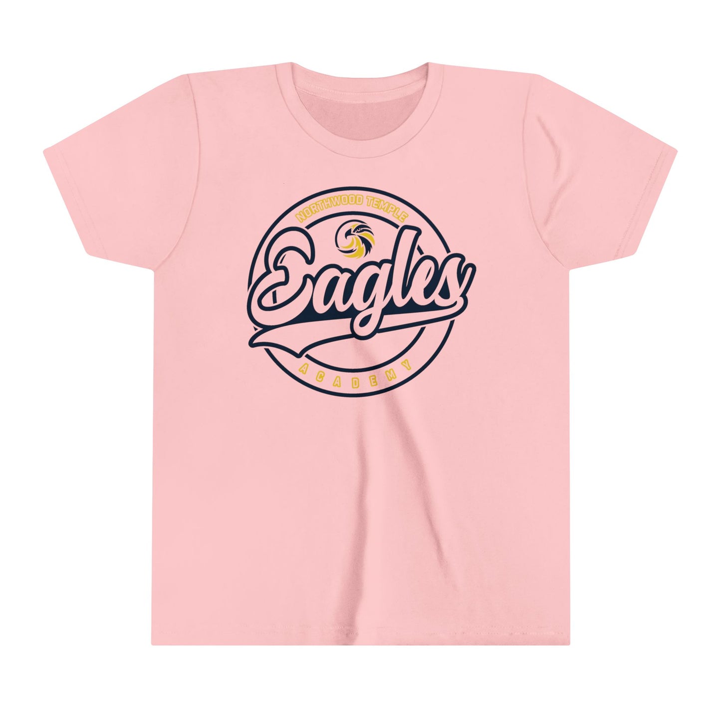 Eagles Circle Stamp - Bella+Canva Youth Short Sleeve Tee