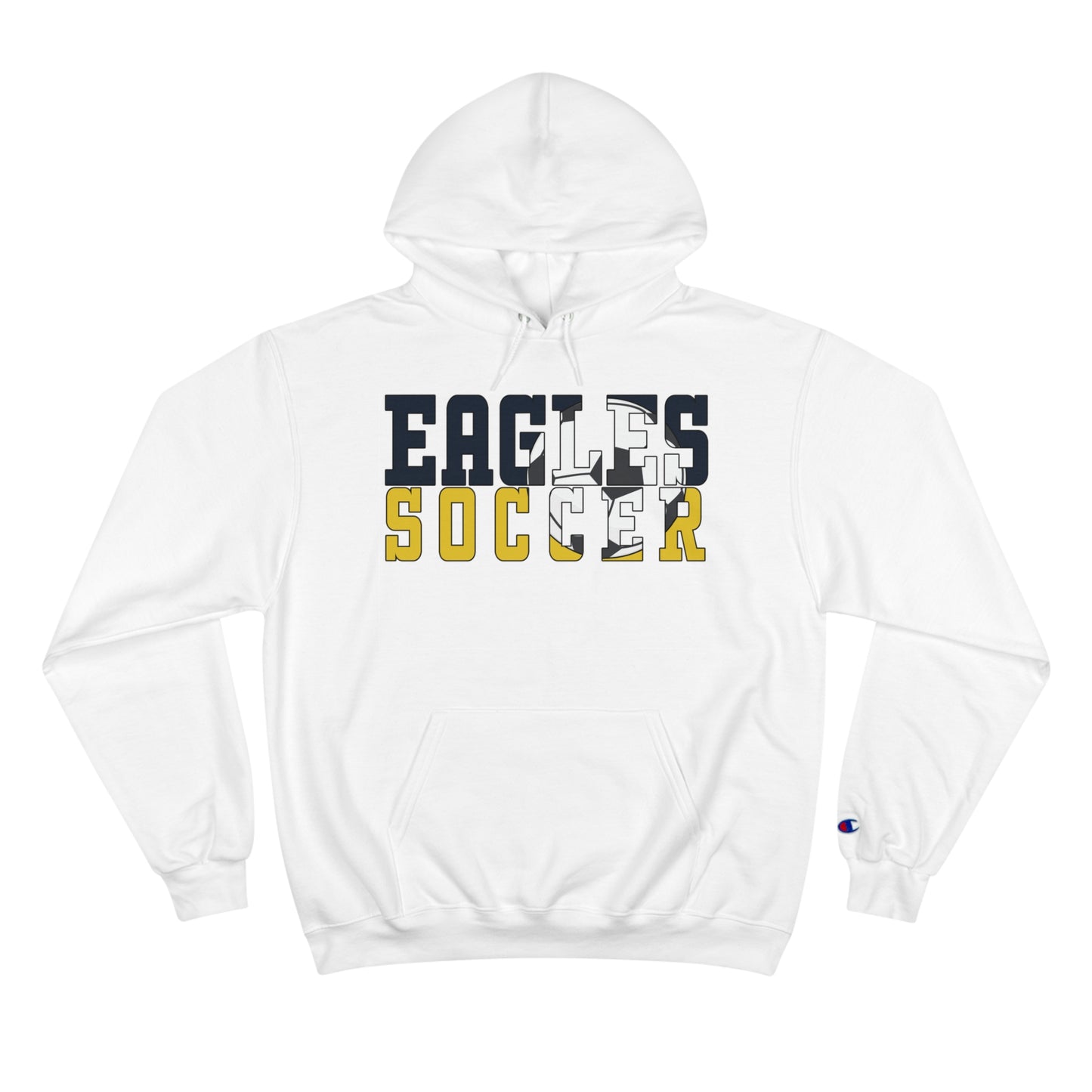 Soccer Cutout - Champion Hoodie