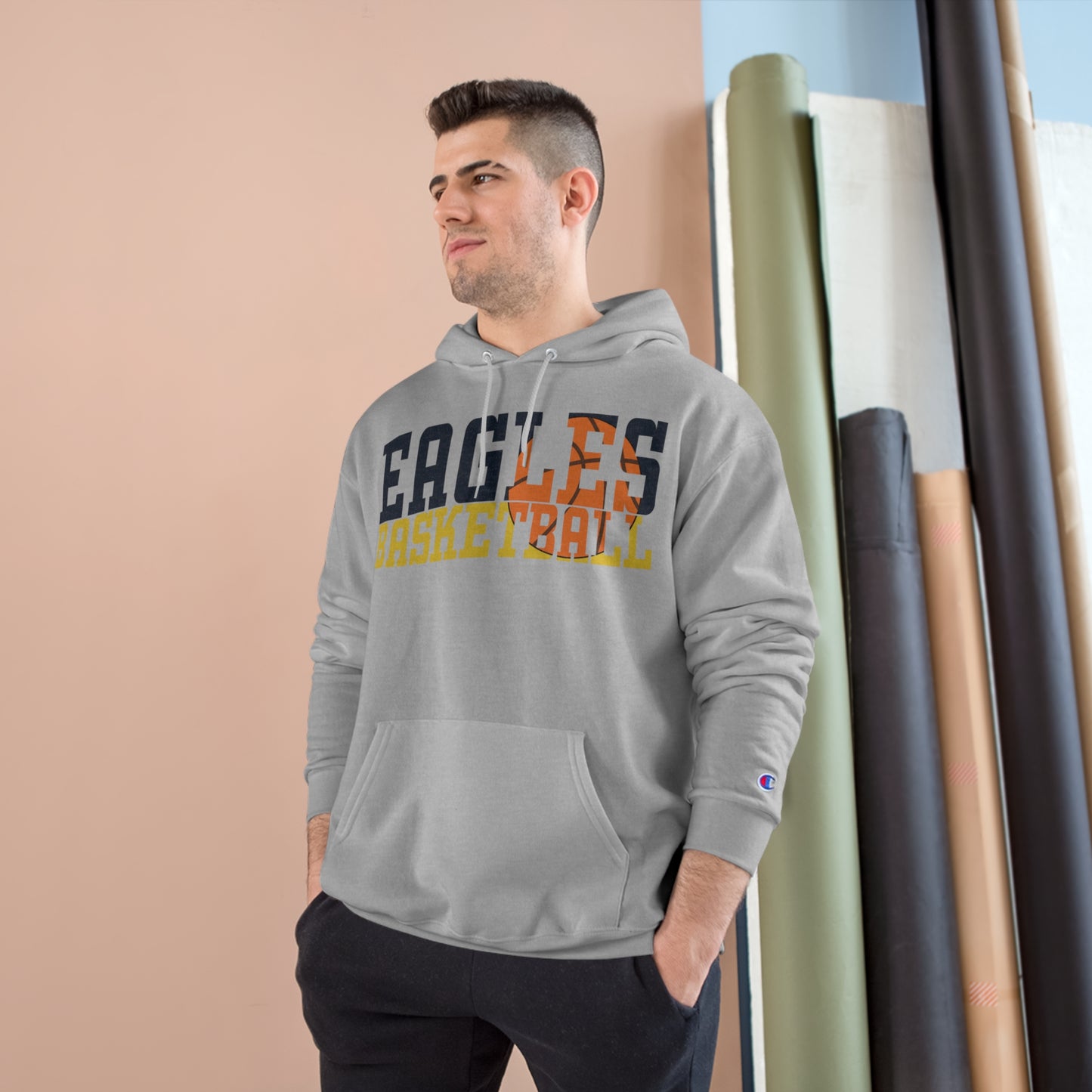 Basketball Cutout - Champion Hoodie