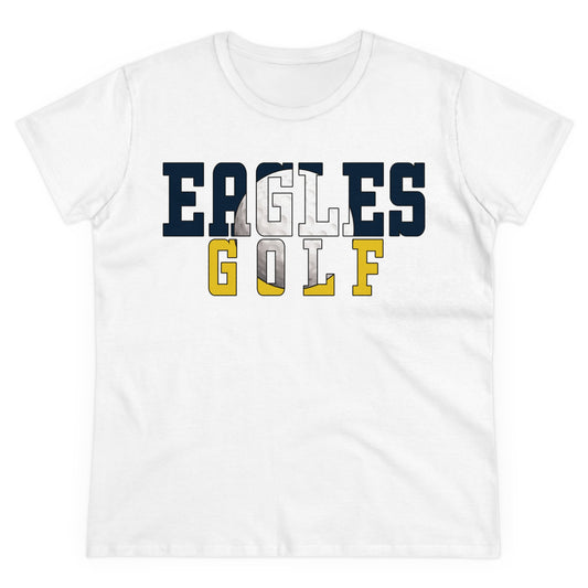 Golf Cutout - Gildan Women's Midweight Cotton Tee