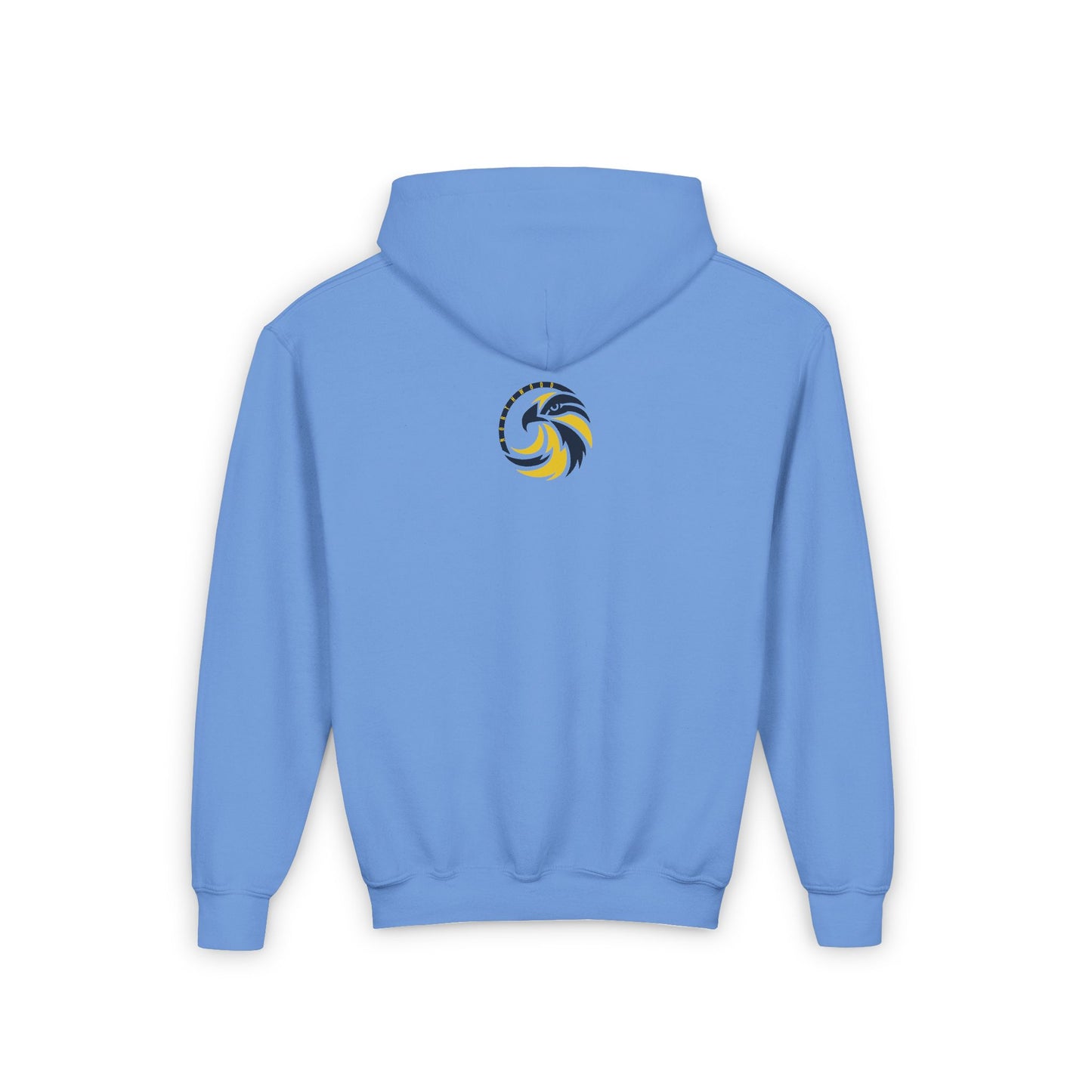 Sideways Eagle - Gildan Youth Heavy Blend Hooded Sweatshirt