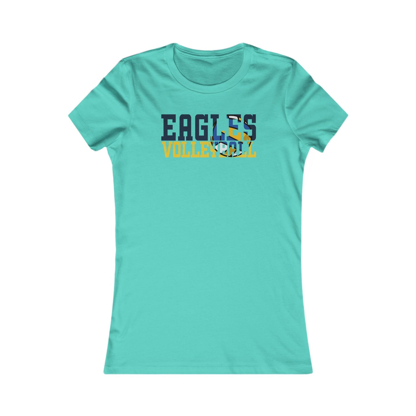 Volleyball Cutout - Bella+Canva Women's Favorite Tee