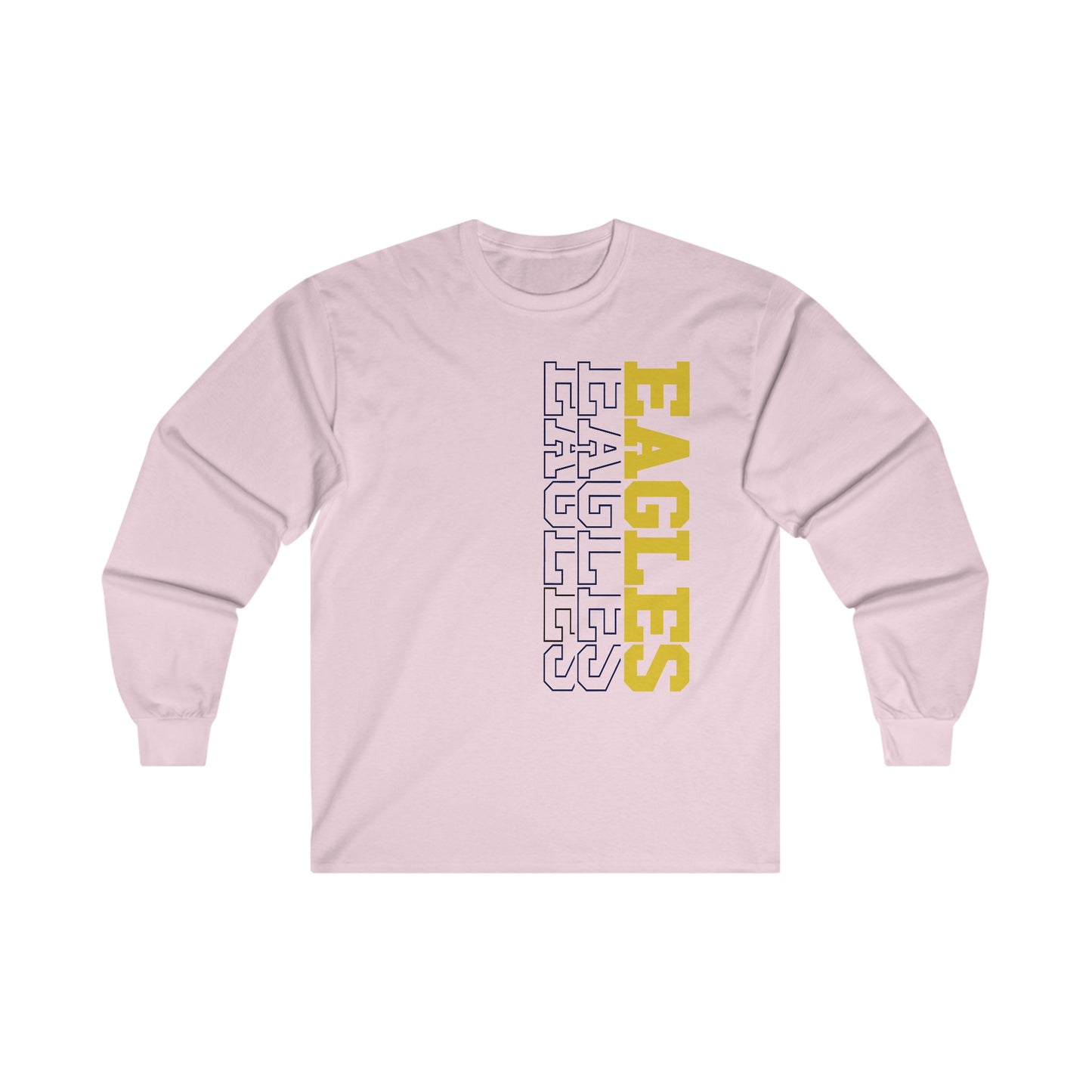 Sideways Eagles - Gildan Unisex Ultra Cotton Long Sleeve Tee