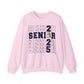 Seniors Cross Stacked c/o 2025 - Gildan Unisex Heavy Blend™ Crewneck Sweatshirt