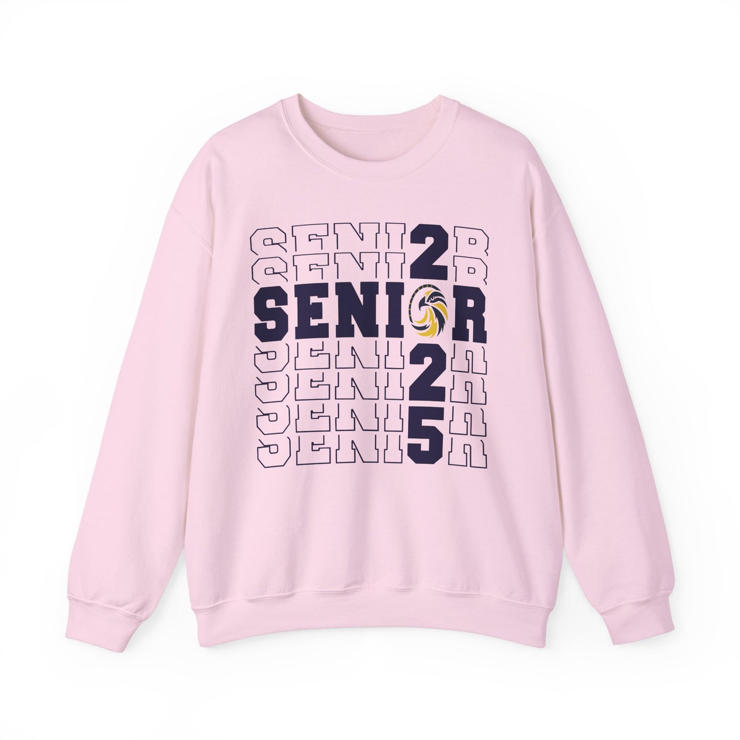 Seniors Cross Stacked c/o 2025 - Gildan Unisex Heavy Blend™ Crewneck Sweatshirt