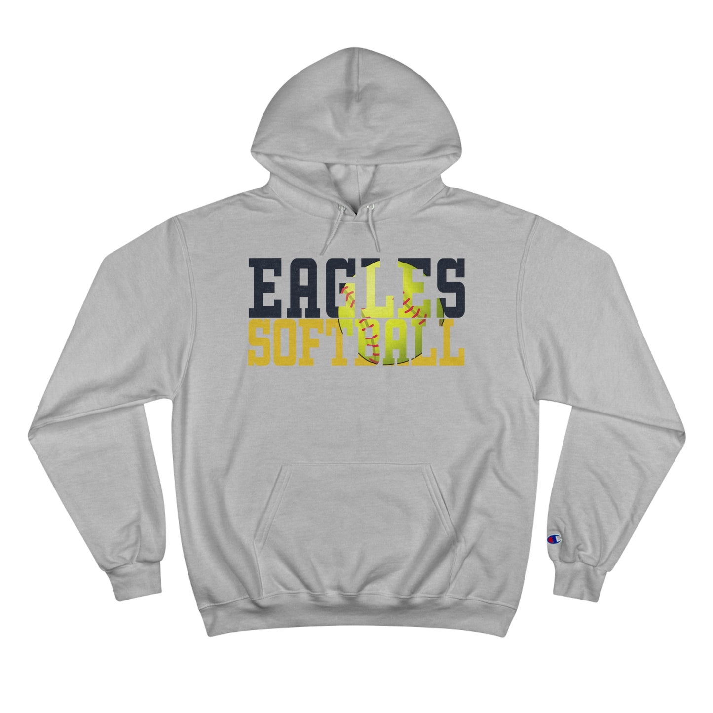 Softball Cutout - Champion Hoodie