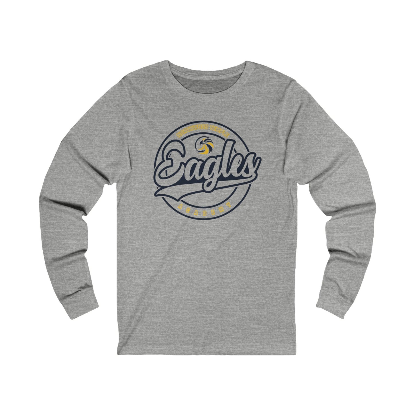 Eagles Circle Stamp -  Bella+Canva Unisex Jersey Long Sleeve Tee