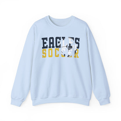 Soccer Cutout - Gildan Unisex Heavy Blend™ Crewneck Sweatshirt