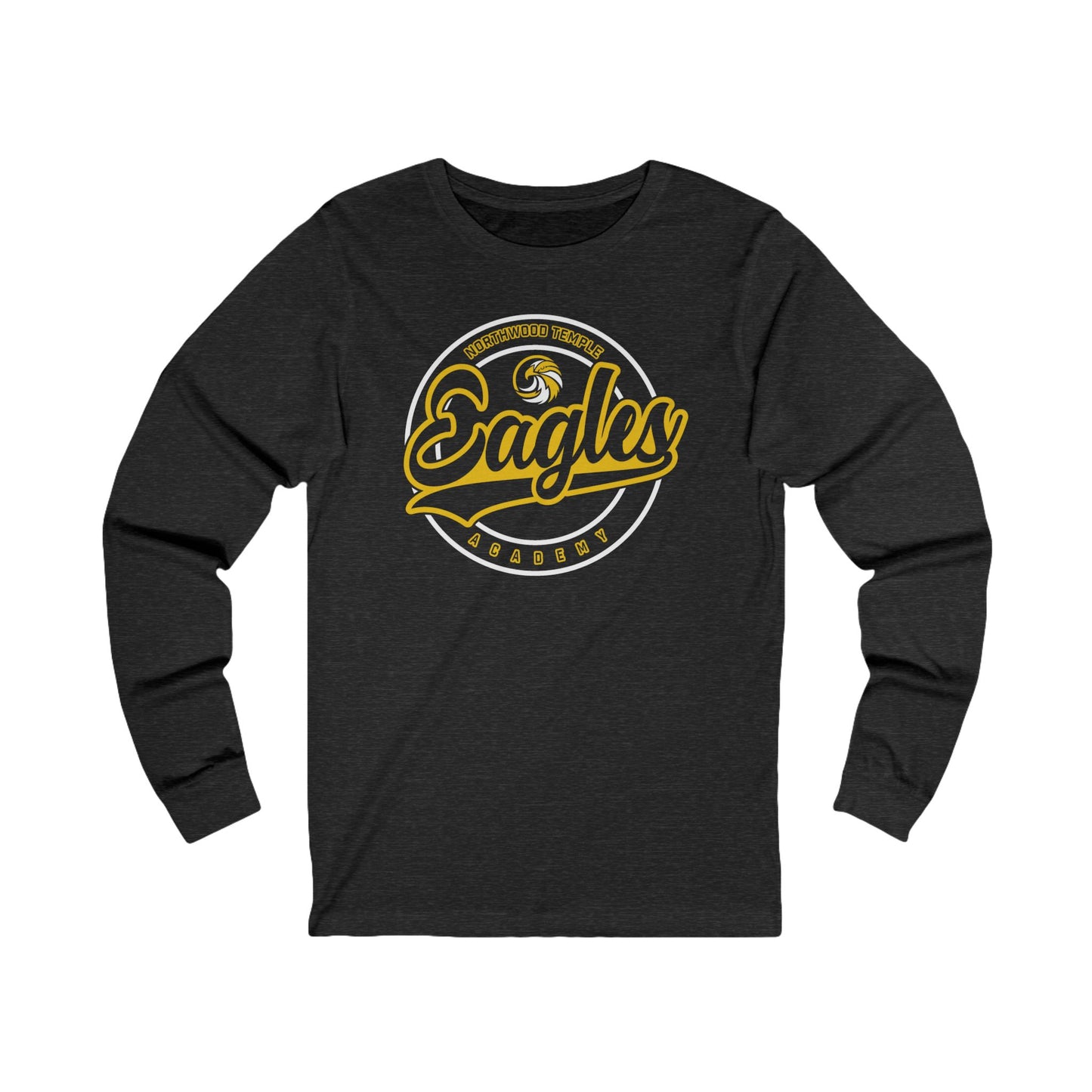 Eagles Circle Stamp -  Bella+Canva Unisex Jersey Long Sleeve Tee