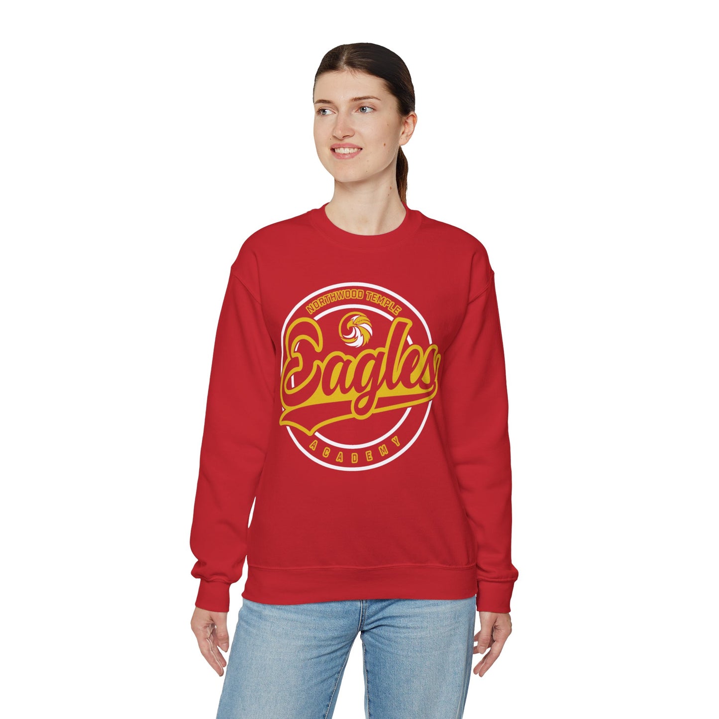 Eagles Circle Stamp - Gildan Unisex Heavy Blend™ Crewneck Sweatshirt