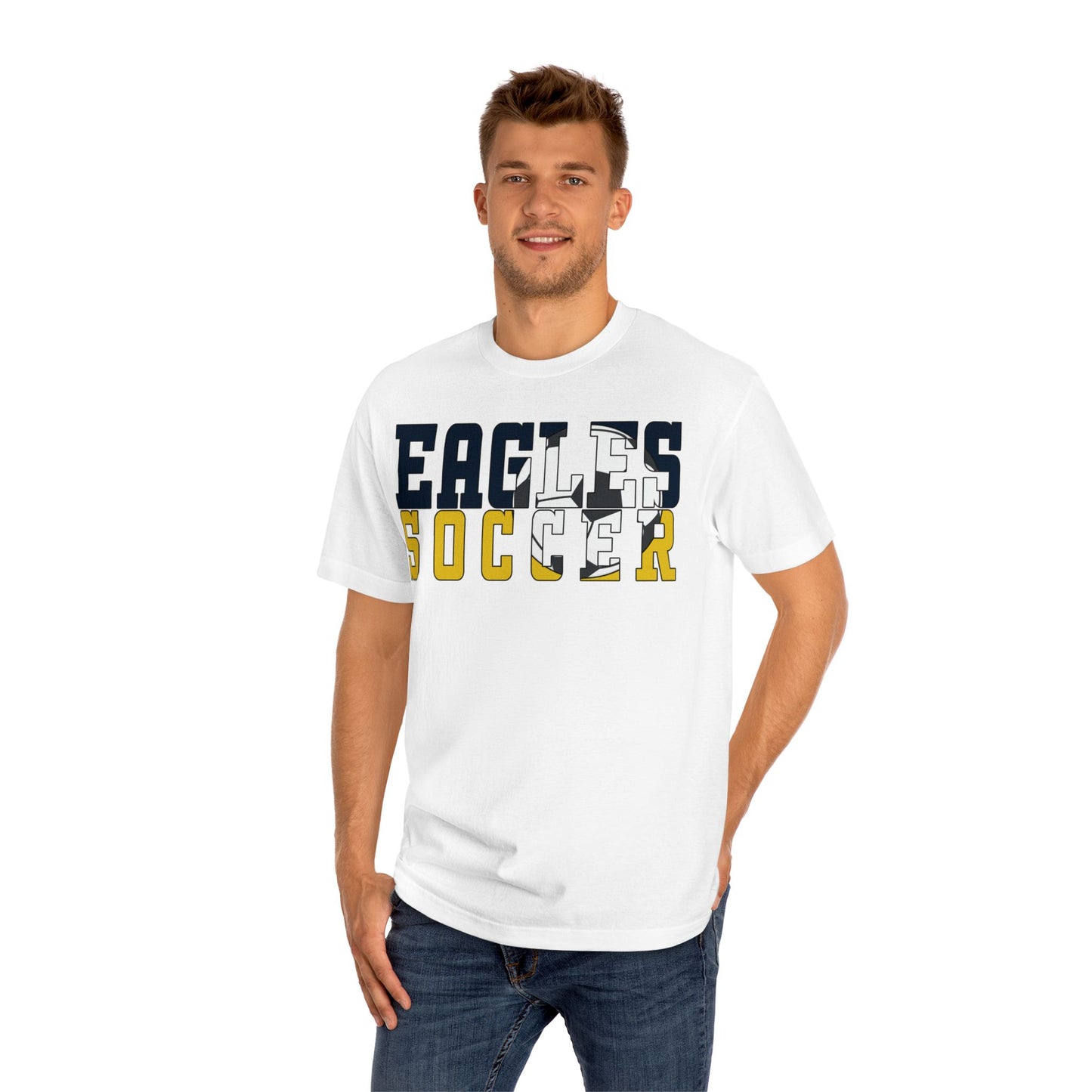 Soccer Cutout - American Apparel Unisex Classic Tee