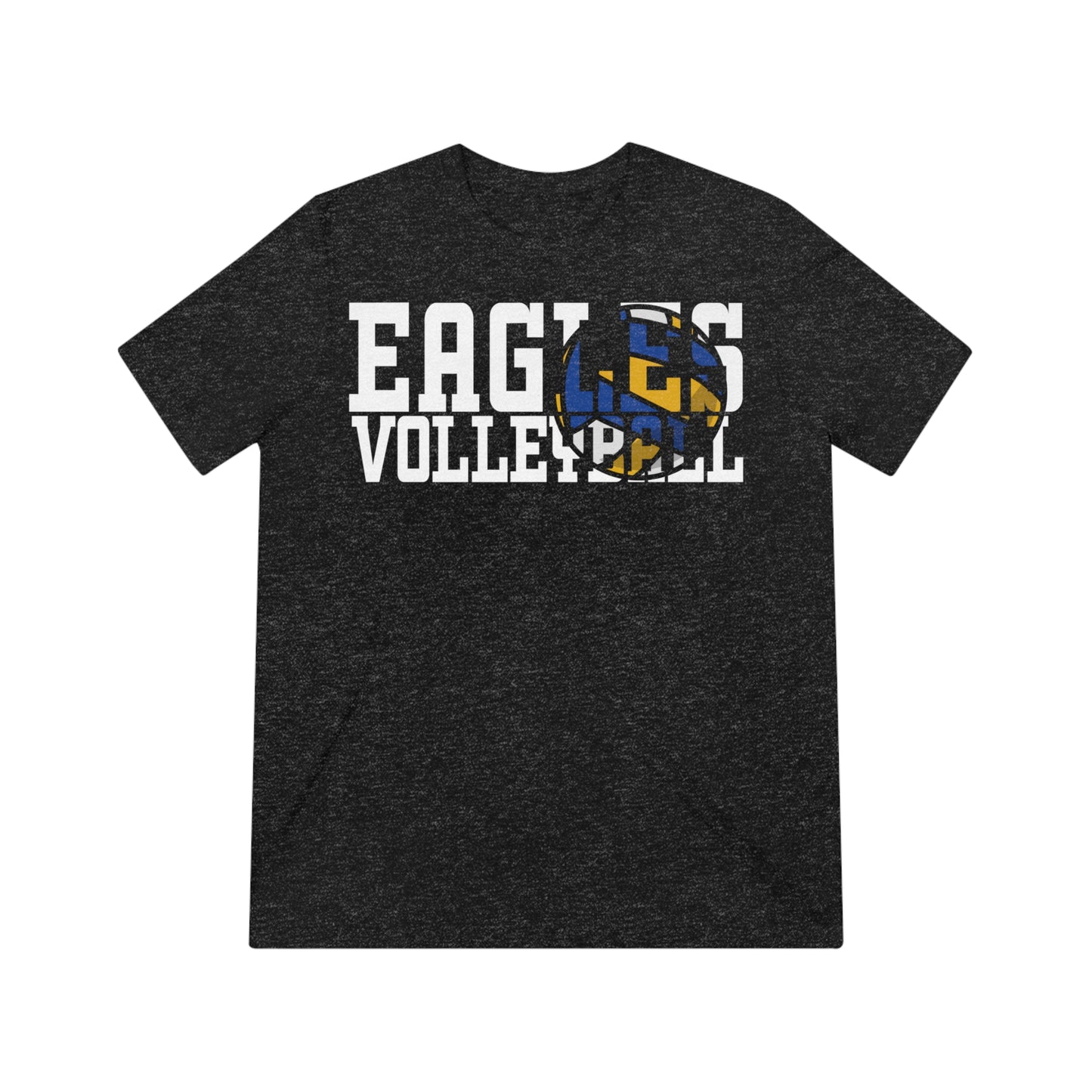 Volleyball Cutout - Bella+Canva Unisex Triblend Tee