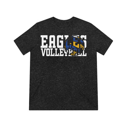 Volleyball Cutout - Bella+Canva Unisex Triblend Tee