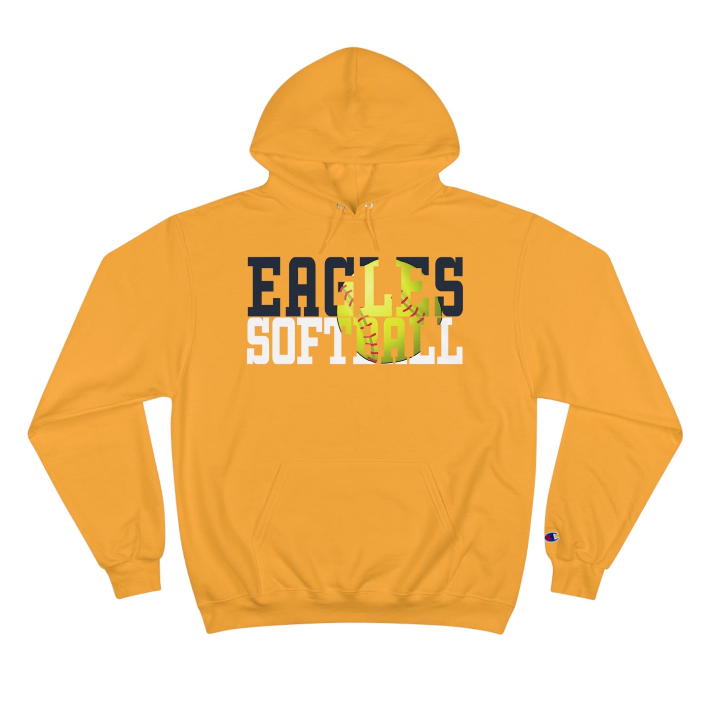 Softball Cutout - Champion Hoodie