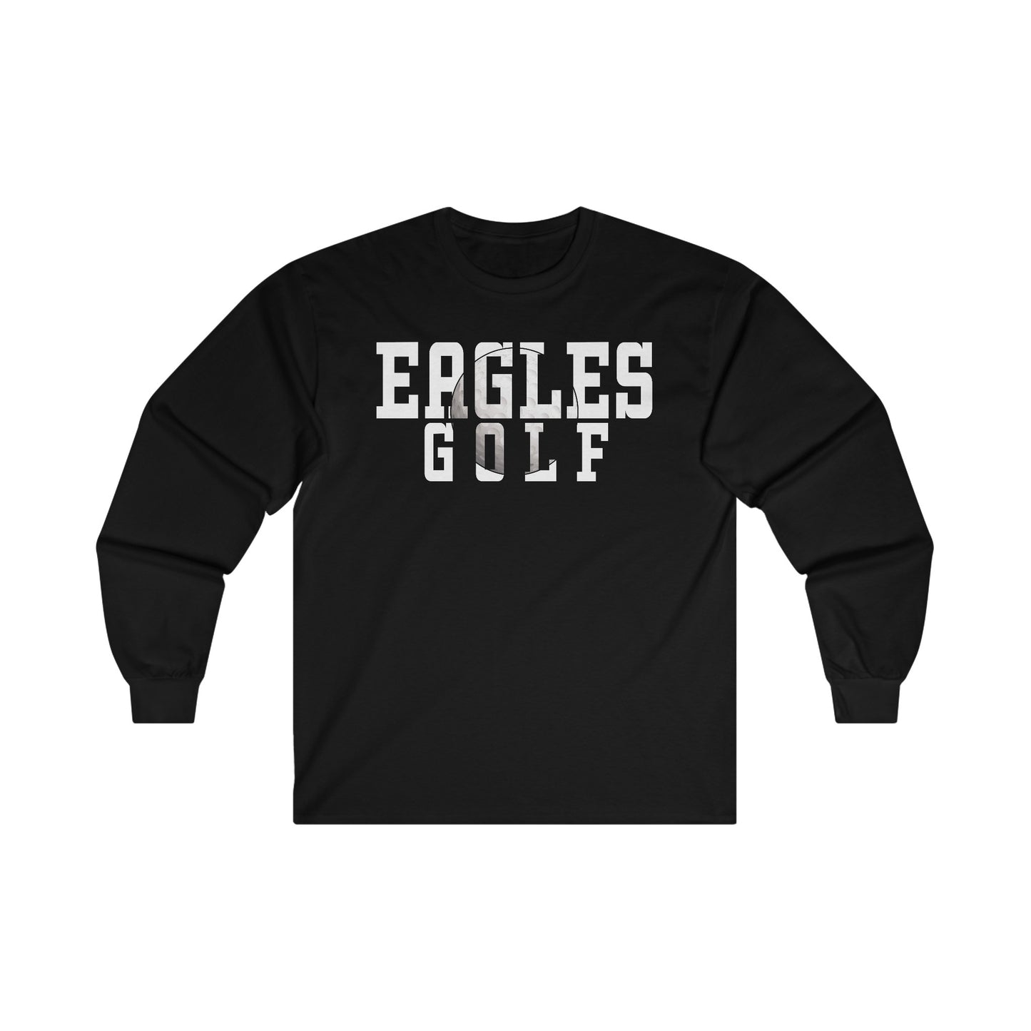 Golf Cutout - Gildan Ultra Cotton Long Sleeve Tee