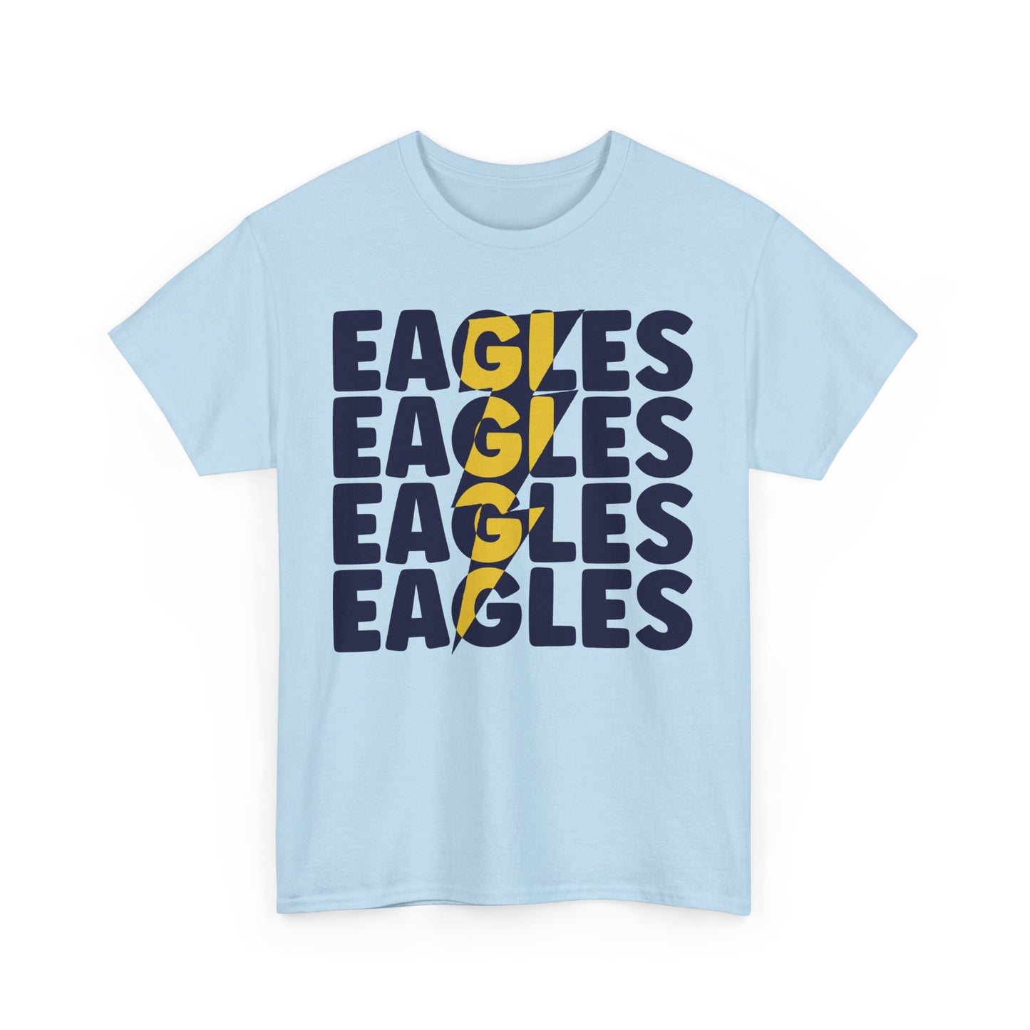 Lightning Bolt Eagles -  Gildan Unisex Heavy Cotton Tee