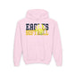 Softball Cutout - Gildan Youth Heavy Blend Hooded Sweatshirt