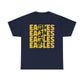 Lightning Bolt Eagles -  Gildan Unisex Heavy Cotton Tee