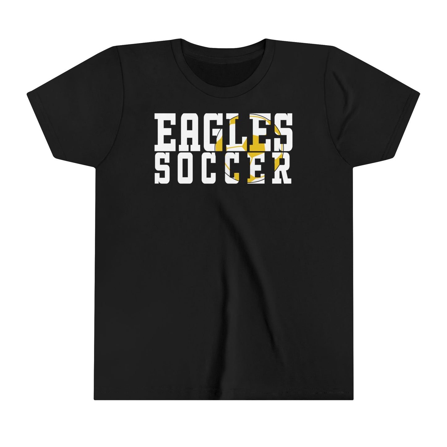 Soccer Cutout - Bella+Canva Youth Short Sleeve Tee