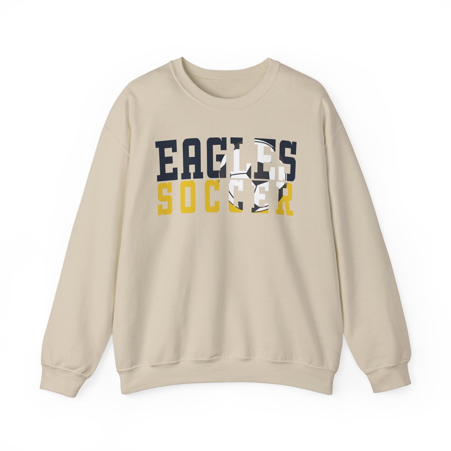 Soccer Cutout - Gildan Unisex Heavy Blend™ Crewneck Sweatshirt